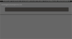 Desktop Screenshot of morningglorycleaningservice.com